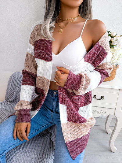 Harbor Stripe Cardigan