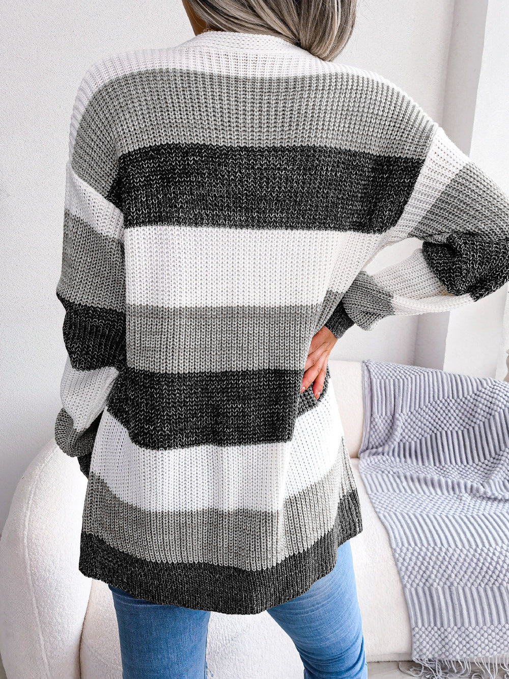 Harbor Stripe Cardigan